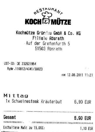 stca Hffner Kochmtze Restaurant